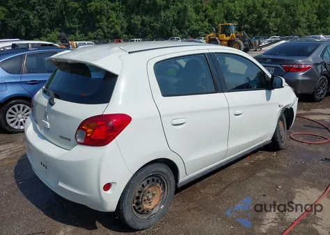 2014 Mitsubishi Mirage De из США, поврежденный, VIN ML32A3HJ5EH017389